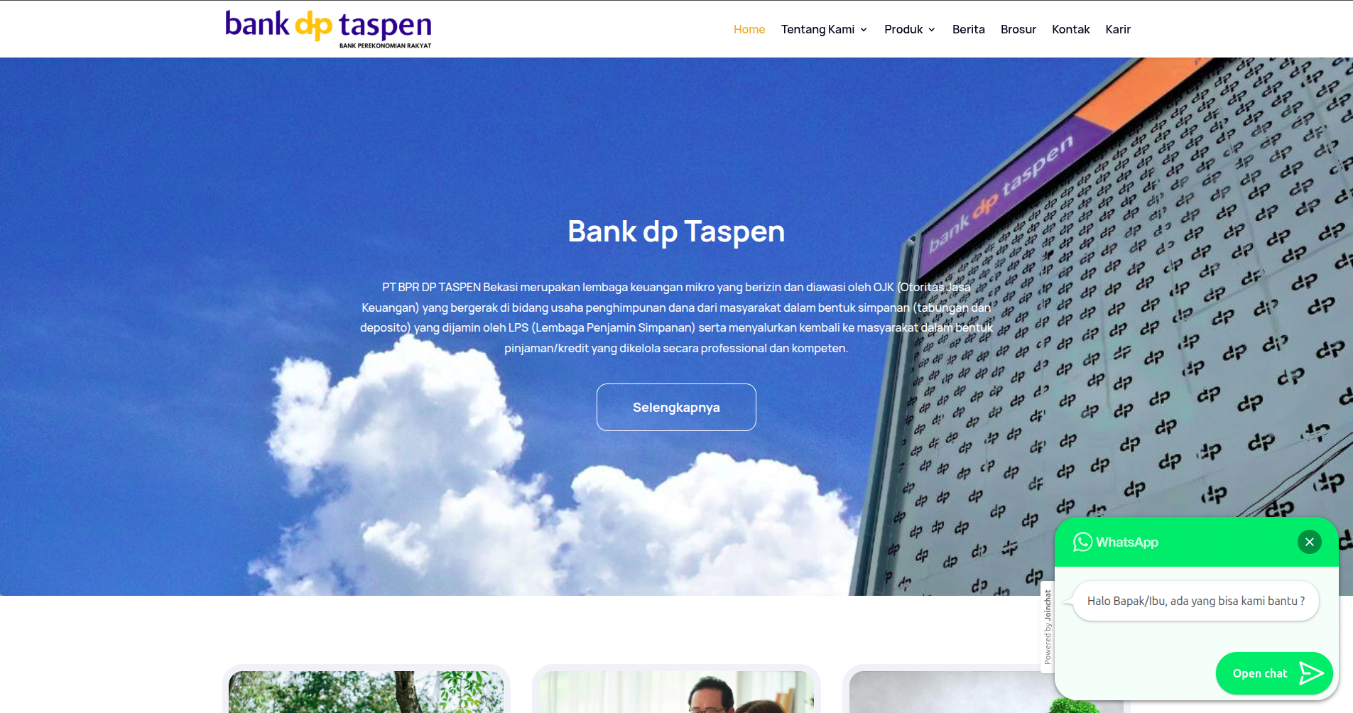 PT. Bank BPR DP Taspen - Banking Middleware interface